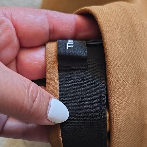 Theory Thaniel Deep Hazelnut Kenett Elastic Pull On Strech Slim Pants, S/ 4 NWT - Picture 8 of 16